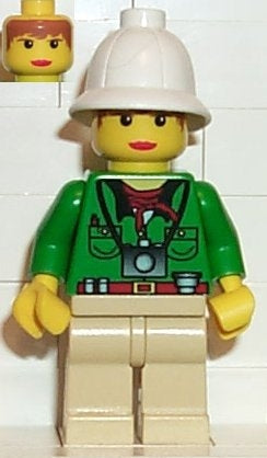 Preowned LEGO® Minifigure – Adventurers adv034 Pippin Reed Shirt and Camera