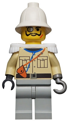 Preowned LEGO® Minifigure – Adventurers adv039 Baron Von Barron w/Pith Helmet