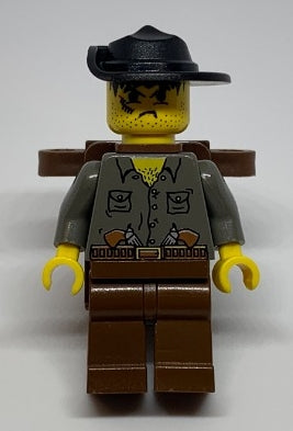 Preowned LEGO® Minifigure – Adventurers adv042 Max Villano w/Backpack