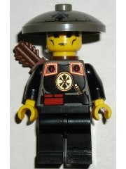 Preowned LEGO® Minifigure – Adventurers adv047 Dragon Fortress Guard Conical Helmet Quiver