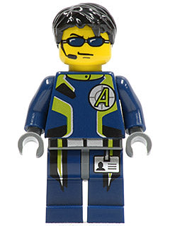 Preowned LEGO® Minifigure – Agents agt001 Agent Chase Dual Sided Head