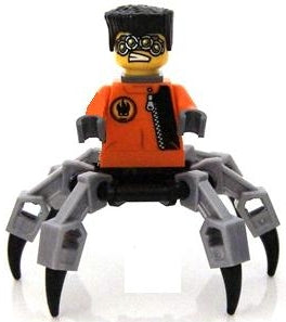 Preowned LEGO® Minifigure – Agents agt015 Spy Clops Pearl Light Gray Legs