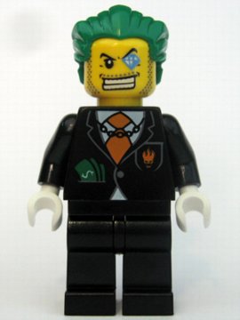 Preowned LEGO® Minifigure – Agents agt023 Dollar Bill