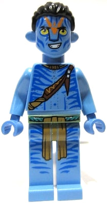 Preowned LEGO® Minifigure – Avatar avt011 Jake Sully Navi Shoulder Strap Orange Face Paint