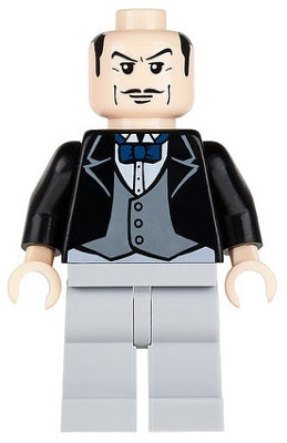 Preowned LEGO® Minifigure – Batman I bat014 Alfred Pennyworth the Butler Bow Tie