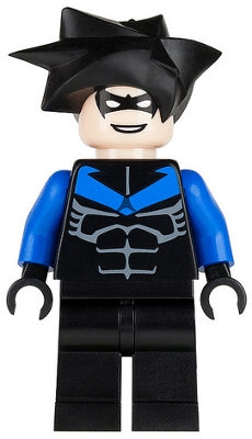 Preowned LEGO® Minifigure – Batman I bat015 Nightwing Blue Arms and Chest Symbol