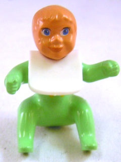 Preowned LEGO® Minifigure – Belville belvbaby04a Belville Baby Boy Bear Pattern Baby Bib