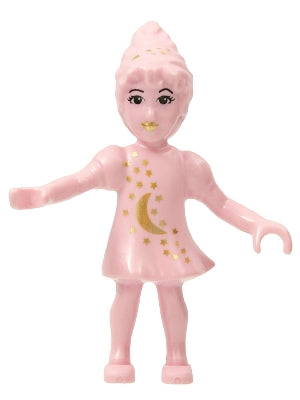 Preowned LEGO® Minifigure – Belville belvfairy01 Belville Fairy Pink w/Moon Pattern