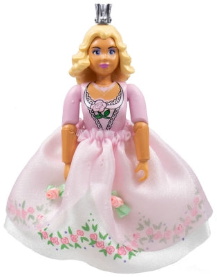 Preowned LEGO® Minifigure – Belville belvfemale17b Belville Female White Shorts Pink Shirt