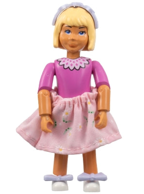 Preowned LEGO® Minifigure – Belville belvfemale21a Belville Female Pink Shorts Dark Pink Sh