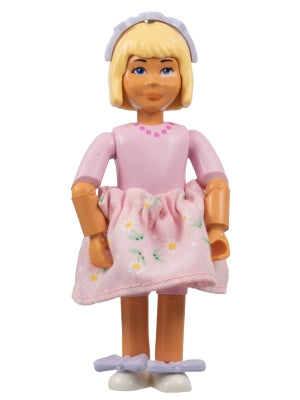 Preowned LEGO® Minifigure – Belville belvfemale24b Belville Female Pink Shorts Pink Shirt w