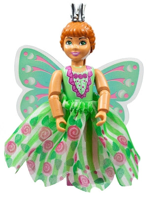 Preowned LEGO® Minifigure – Belville belvfemale29a Belville Female Princess Flora Green Ski