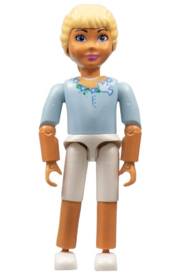 Preowned LEGO® Minifigure – Belville belvfemale32 Belville Female Princess Elena Light Blue