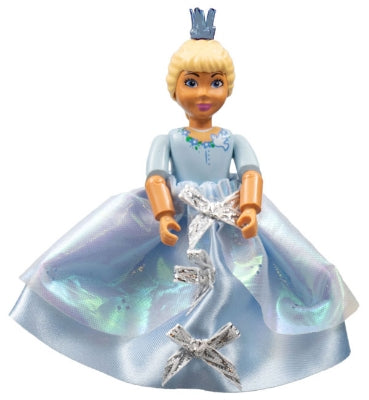 Preowned LEGO® Minifigure – Belville belvfemale32a Belville Female Princess Elena Light Blu