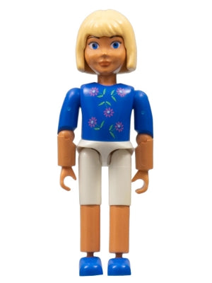 Preowned LEGO® Minifigure – Belville belvfemale35 Belville Female White Shorts Blue Shirt w