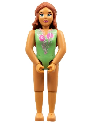 Preowned LEGO® Minifigure – Belville belvfemale55 Belville Female Medium Green Swimsuit w/S