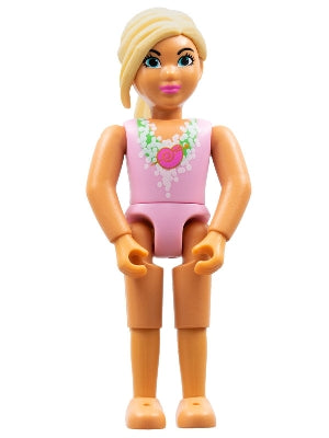 Preowned LEGO® Minifigure – Belville belvfemale56 Belville Female Pink Swimsuit w/Seashell