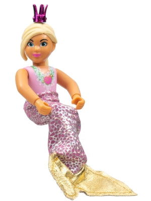 Preowned LEGO® Minifigure – Belville belvfemale56a Belville Female Pink Swimsuit w/Seashell