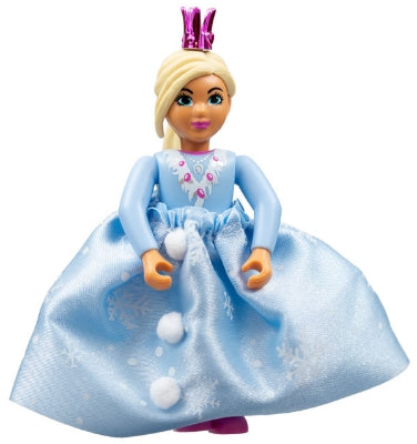 Preowned LEGO® Minifigure – Belville belvfemale76a Belville Female Girl Light Blue Top w/Fu