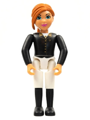 Preowned LEGO® Minifigure – Belville belvfemale78 Belville Female Horse Rider White Shorts
