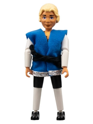 Preowned LEGO® Minifigure – Belville belvmale11a Belville Male Prince Justin White Shirt w/