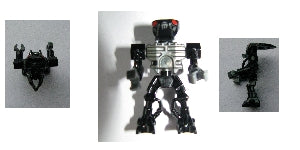 Preowned LEGO® Minifigure – BIONICLE bio015a Bionicle Mini Barraki Mantax (Pearl Dark Gray