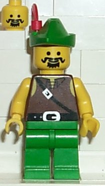 Preowned LEGO® Minifigure – Castle cas004 Dark Forest Forestman 1