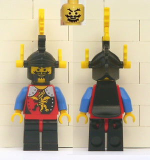 Preowned LEGO® Minifigure – Castle cas018a Dragon Knights Knight 2 Black Legs w/Red Hips Bl