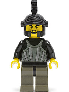 Preowned LEGO® Minifigure – Castle cas023 Fright Knights Knight 1 Black Dragon Helmet no Pl