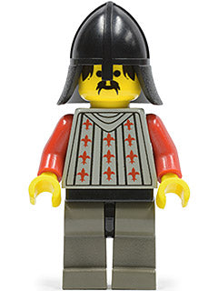 Preowned LEGO® Minifigure – Castle cas026 Fright Knights Knight 2 Black Neck-Protector