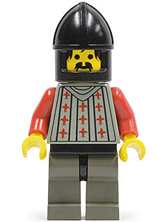 Preowned LEGO® Minifigure – Castle cas027 Fright Knights Knight 2 Black Chin-Guard