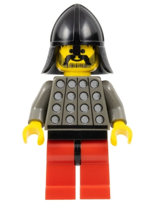 Preowned LEGO® Minifigure – Castle cas029 Fright Knights Knight 3 Red Legs w/Black Hips Bla