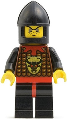 Preowned LEGO® Minifigure – Castle cas044 Knights Kingdom I Robber 2 Black Chin-Guard