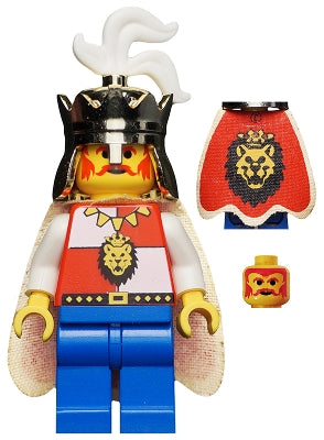 Preowned LEGO® Minifigure – Castle cas060 Royal Knights King w/cape and blue legs