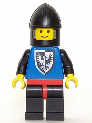 Preowned LEGO® Minifigure – Castle cas098 Black Falcon Black Legs w/Red Hips Black Chin-Gua