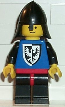 Preowned LEGO® Minifigure – Castle cas099 Black Falcon Black Legs w/Red Hips Black Neck-Pro