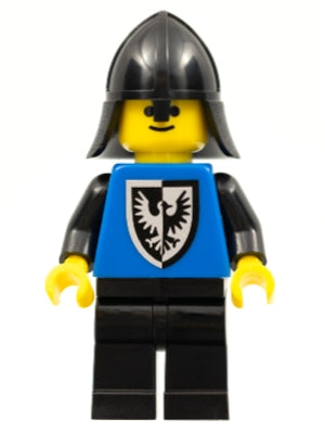Preowned LEGO® Minifigure – Castle cas101a Black Falcon Black Legs Black Neck-Protector Shi