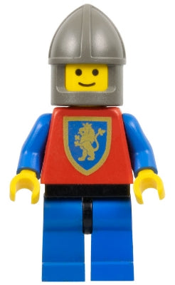 Preowned LEGO® Minifigure – Castle cas113 Crusader Lion Blue Legs w/Black Hips Dark Gray Ch
