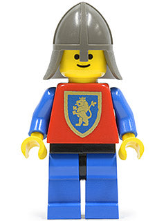 Preowned LEGO® Minifigure – Castle cas115 Crusader Lion Blue Legs w/Black Hips Dark Gray Ne