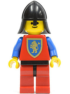 Preowned LEGO® Minifigure – Castle cas120 Crusader Lion Red Legs w/Black Hips Black Neck-Pr