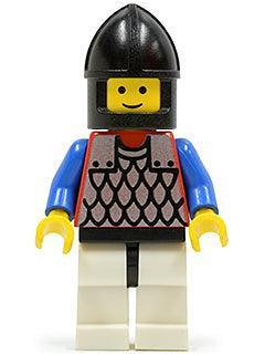 Preowned LEGO® Minifigure – Castle cas145 Scale Mail Red w/Blue Arms White Legs w/Black Hip