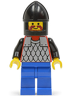 Preowned LEGO® Minifigure – Castle cas152 Scale Mail Red w/Black Arms Blue Legs Black Chin-