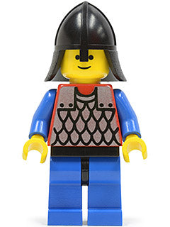 Preowned LEGO® Minifigure – Castle cas153 Scale Mail Red w/Blue Arms Blue Legs w/Black Hips