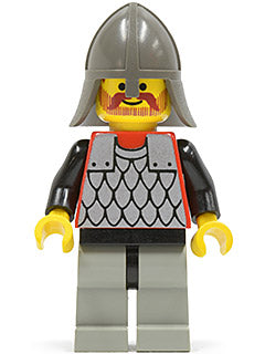 Preowned LEGO® Minifigure – Castle cas159 Scale Mail Red w/Black Arms Light Gray Legs w/Bla