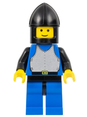 Preowned LEGO® Minifigure – Castle cas187 Breastplate Blue w/Black Arms Blue Legs w/Black H