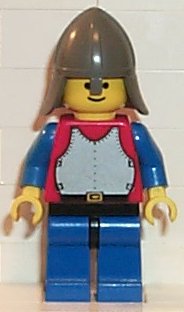 Preowned LEGO® Minifigure – Castle cas199 Breastplate Red w/Blue Arms Blue Legs w/Black Hip