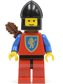 Preowned LEGO® Minifigure – Castle cas222 Crusader Lion Red Legs w/Black Hips Black Chin-Gu