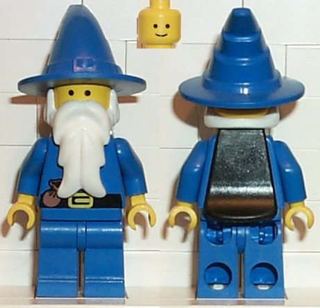 Preowned LEGO® Minifigure – Castle cas249 Majisto Wizard Black Plastic Cape