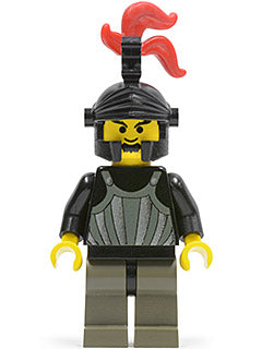 Preowned LEGO® Minifigure – Castle cas250 Fright Knights Knight 1 Black Dragon Helmet Red 3