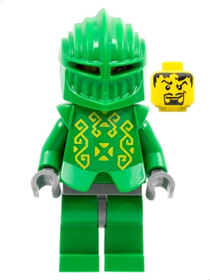 Preowned LEGO® Minifigure – Castle cas261 Knights Kingdom II Rascus w/Armor Plain Torso